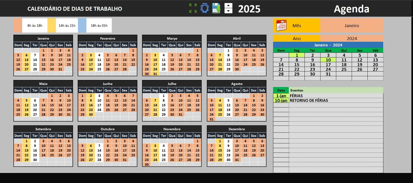 HOME – OFFICE - Controle de Turnos